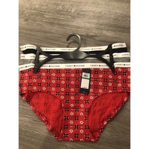 TOMMY HILFIGER WOMEN’S HIPSTER PANTIES UNDERWEAR 3 PACK Size L Large NWT